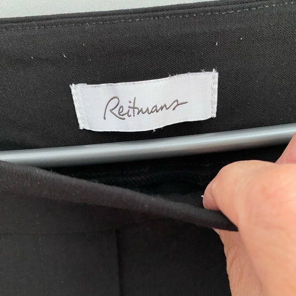 Thick tight nylon stretch black slip on legging pants - Picture 2 of 8